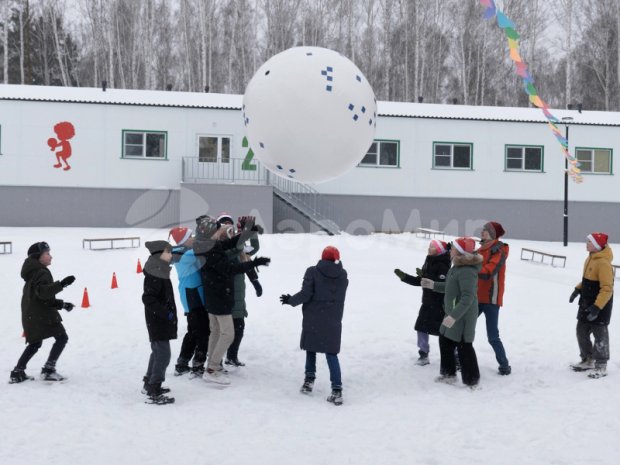 Большой надувной мяч Большой надувной мяч