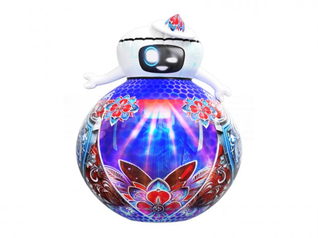 Надувной робот кругляш Надувной робот кругляш