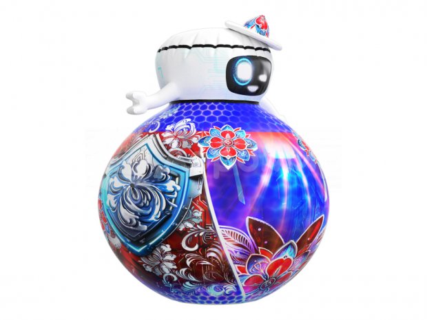 Надувной робот кругляш Надувной робот кругляш