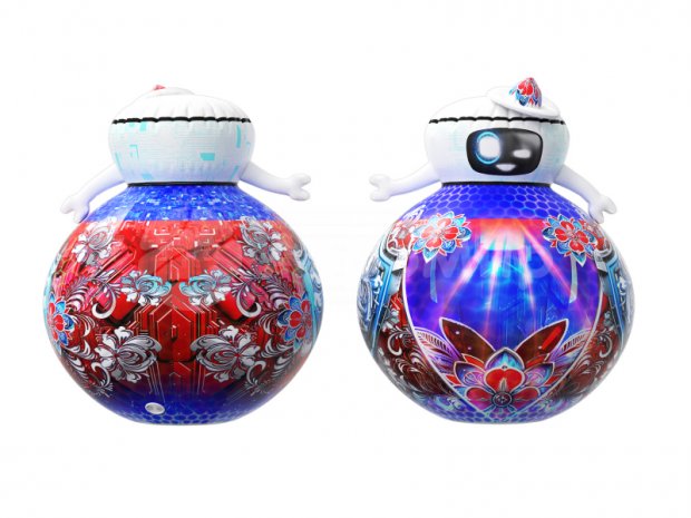 Надувной робот кругляш Надувной робот кругляш