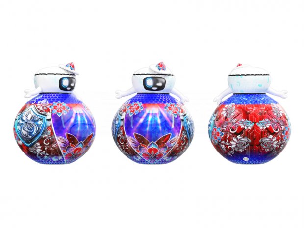 Надувной робот кругляш Надувной робот кругляш