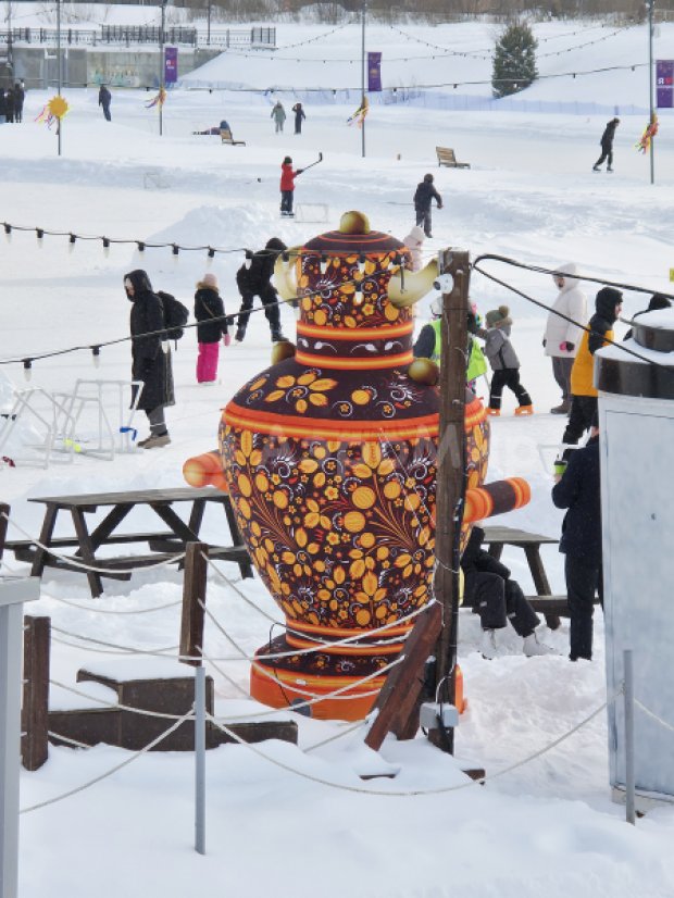 Самовар с чайником Самовар с чайником