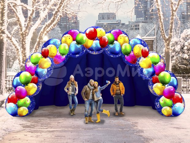 Веер с шариками Веер с шариками