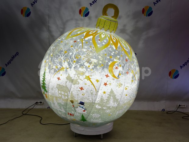 Ёлочная игрушка с эффектом снега Ёлочная игрушка с эффектом снега