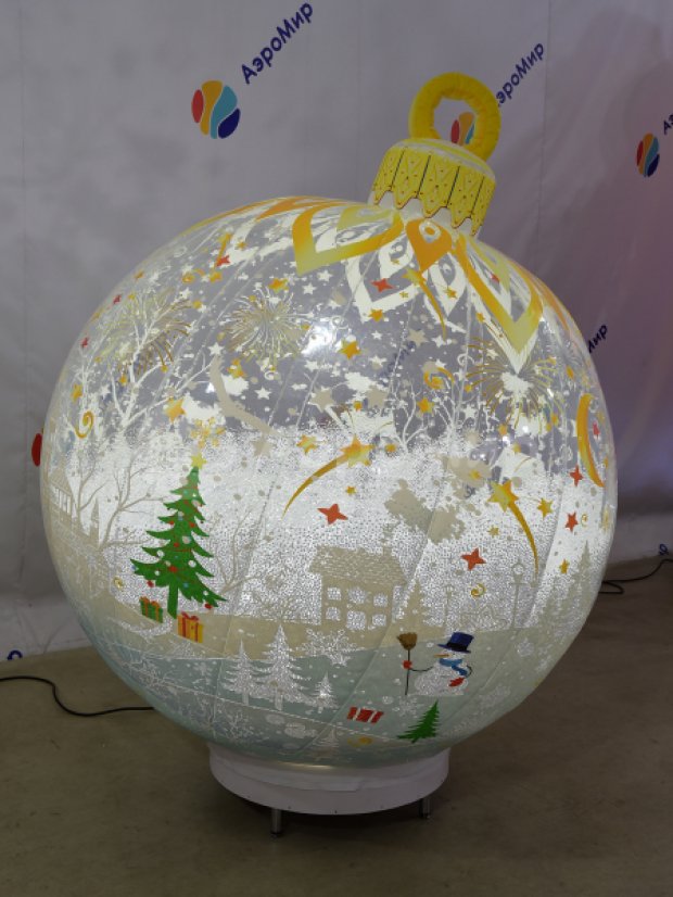 Ёлочная игрушка с эффектом снега Ёлочная игрушка с эффектом снега