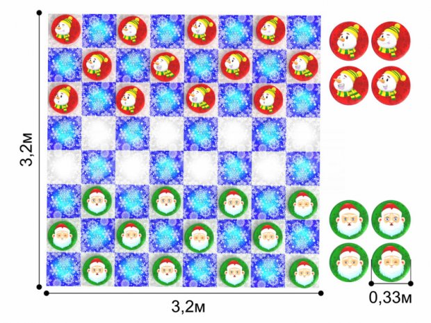 Гигантские шашки Гигантские шашки