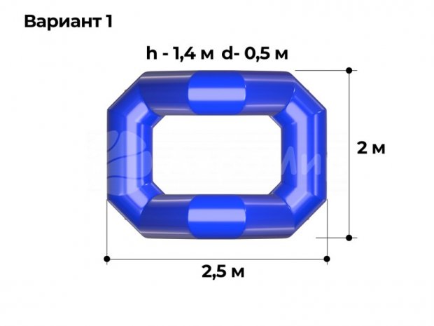 Надувная скамейка Колодец Надувная скамейка Колодец
