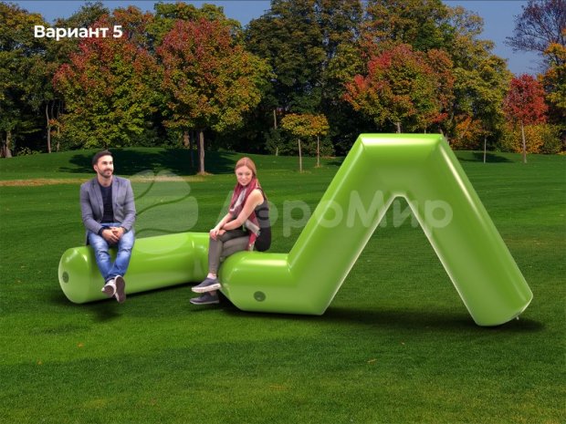 Надувная скамейка Змейка Надувная скамейка Змейка