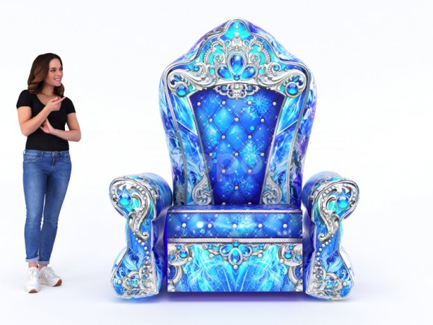 Надувной трон Надувной трон