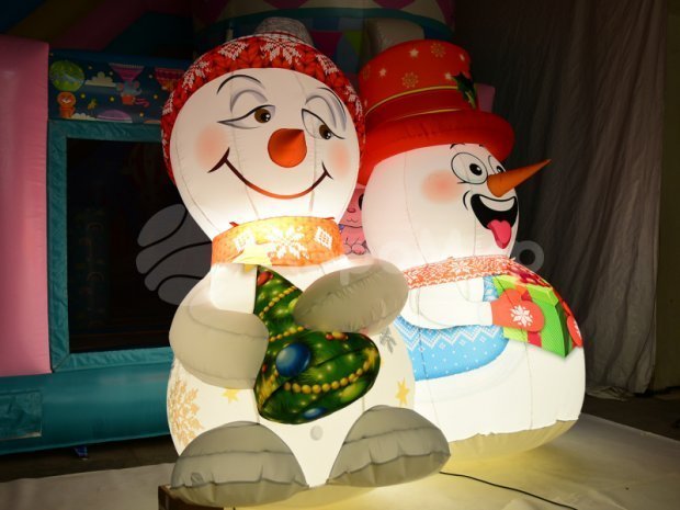 Снеговик с ёлкой Снеговик с ёлкой