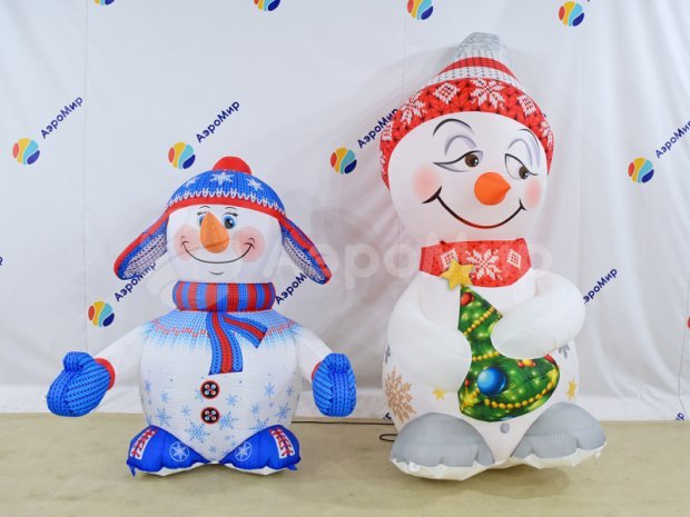 Снеговик с ёлкой Снеговик с ёлкой