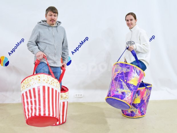 Забег в ведрах Забег в ведрах