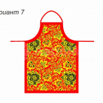 хохлома, красный (№7)