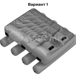 кровать серый (№1)