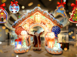 Новогоднее оформление витрин