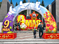 Комплекты надувных декораций ко Дню Победы