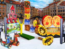 Игровой реквизит для конкурсов на Масленицу