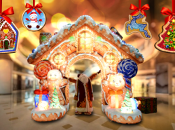 Новогоднее оформление торгово-развлекательных центров