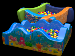 Мягкие сухие бассейны