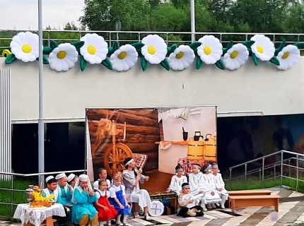 Надувная гирлянда Ромашки, Новоуральск.