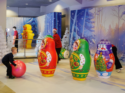 Командная игра Гигантские валенки, г. Челябинск