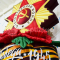Надувная Звезда — декоративная фигура на опоре