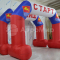 Надувная арка с опорами — трапеция