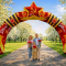 Арка надувная круглой формы с декором День Победы