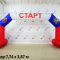 Надувная арка с опорами — трапеция