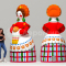 Дымковская игрушка Барыня