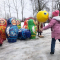 Большие надувные кегли в форме матрёшки