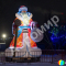Надувная фигура Дед Мороз Эксклюзив — для улицы, с подсветкой