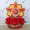 Надувная Звезда — декоративная фигура на опоре