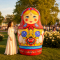 Надувная матрёшка Городецкая для праздников, ярмарок и фотозон