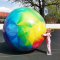 Большой надувной мяч - для спортивных игр и праздников