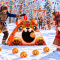 Игра «Обжорка» для весёлых стартов
