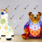 Конь дымковская игрушка