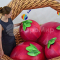 Надувная корзинка с ручкой для игр, ивент и шоу