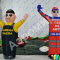 Надувная фигура с машущей рукой