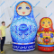 Матрешка для праздников городецкая