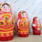 Надувная матрёшка Хохлома для оформления праздников, фестивалей и городских мероприятий