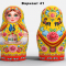 Матрешка надувная расписная Городецкая