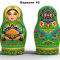 Матрешка надувная татарская