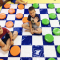 Мягкий игровой набор для игры в шашки