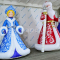 Новогодняя фигура Снегурочка, премиум — РАСПРОДАЖА ОСТАТКОВ ИЗ НАЛИЧИЯ, БОЛЬШЕ НЕ БУДЕТ РЕАЛИЗОВАНО ПОД ЗАКАЗ!