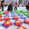 Гигантские шашки игровое поле с фишками