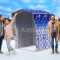 Каркасная палатка 1,4 х 1,4 м — металлокаркас, материал оксфорд + ПВХ
