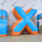 Надувная тактическая фигура Икс большой (X giant) для игры в пейнтбол, нёрф, лазертаг и арчеритаг