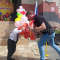 Гигантская розетка — командный аттракцион на двоих участников