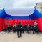 Надувная сцена Трапеция